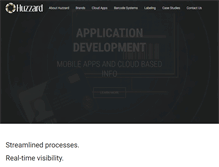 Tablet Screenshot of huzzard.com